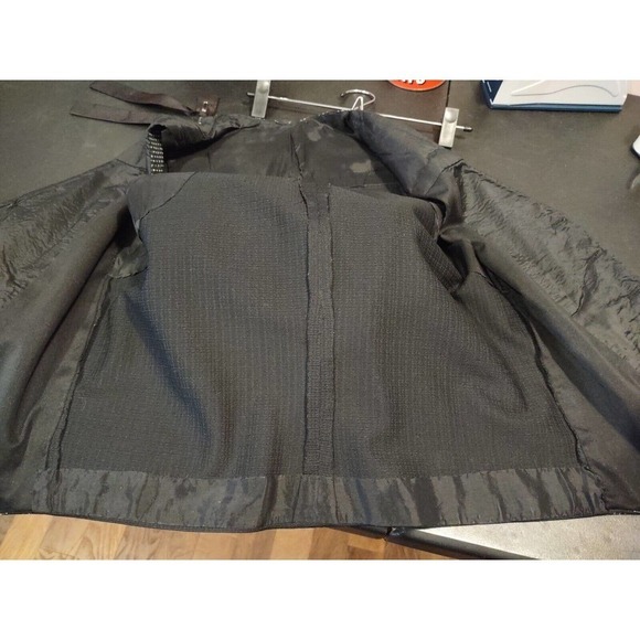 Western Dress Vest Pants Set Metallic Equestrian Black Waistcoat Mens Medium 32 - Picture 14 of 16